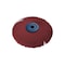 Dedeco Sunburst Radial Bristle Discs 3 in Curved Tc 3-Ply Red 220 Grit A/O 1/Unit 1333 - alternate 1